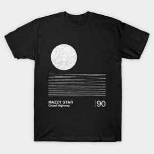 Mazzy Star / Minimal Graphic Design Artwork T-Shirt