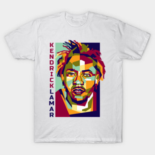 Abstract Kendrick Lamar In WPAP T-Shirt