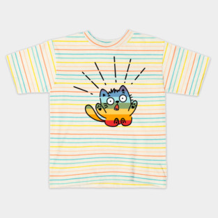 Rainbow Kitten Surprise Kids T-Shirt
