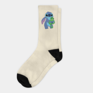 Stitch and Pascal Socks