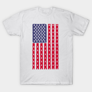 Vintage Bigfoot american flag T-Shirt