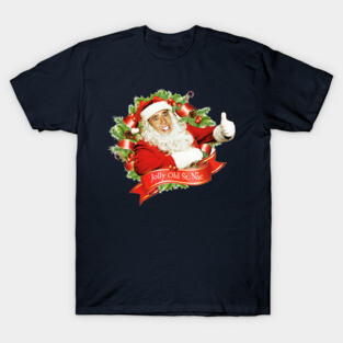 Nicolas Cage Christmas Jolly Old Saint Nic T-Shirt