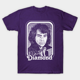 Neil Diamond // Retro 70s Fan Design T-Shirt