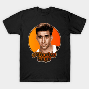Retro Young Nicolas Cage Tribute T-Shirt