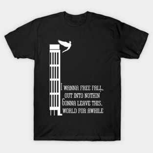 Free Fallin' Design T-Shirt