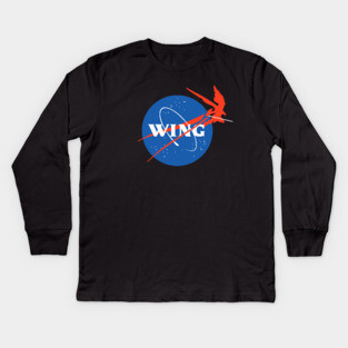 Mecha Aeronautics and Colony Administration Kids Long Sleeve T-Shirt