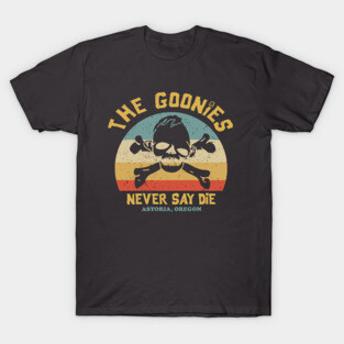 The Goonies Never Say Die Vintage Retro T-Shirt