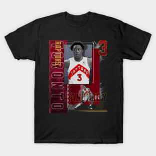 OG Anunoby Basketball Paper Poster Raptors 2 T-Shirt