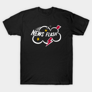 News Flash Cloud Logo T-Shirt