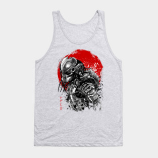 Watercolor Sun ukiyo-e predator Tank Top