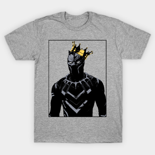 Black Panther T-Shirt by Midnight Run Studio