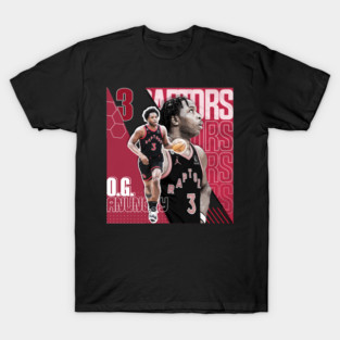 O.G. Anunoby Basketball Design Poster Raptors T-Shirt