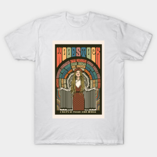 Woodstock Festival Illustration T-Shirt