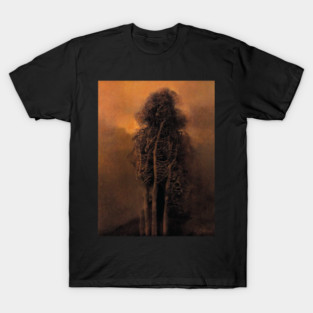 zdzislaw beksinski - Beksinski Trees T-Shirt