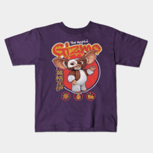 Gremlins Gizmo Worn Dks Kids T-Shirt