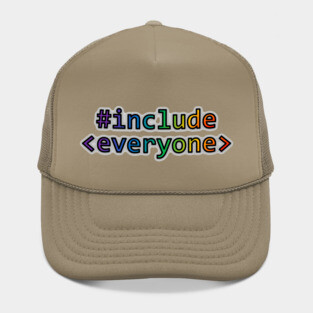 Geeks for Peace - #include everyone Hat