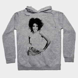 Whitney Houston 80s 90s Vintage HD Classic Style Hoodie