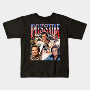 George Jones Possum Old School Thunder Kids T-Shirt