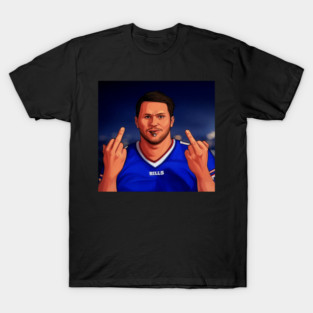 Josh Allen Flipping Off T-Shirt