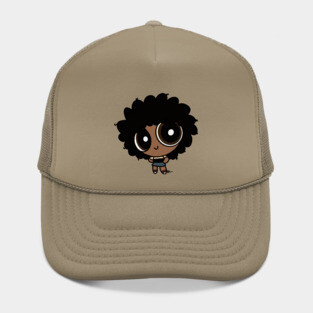 Afro puff girl Hat