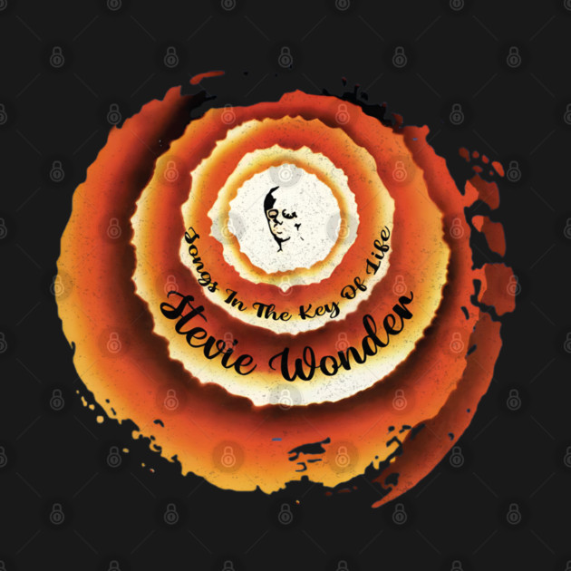 Stevie Wonder Retro "Songs in the Key of Life" Vintage by ankitarts