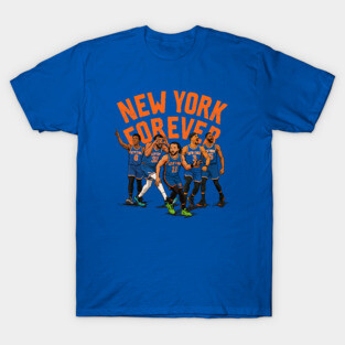 New york starting 5 2025 basketball Cartoon- KBNYK5001 T-Shirt
