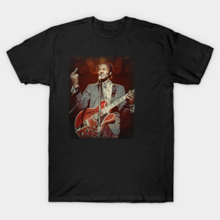 Chuck Berry in vintage T-Shirt