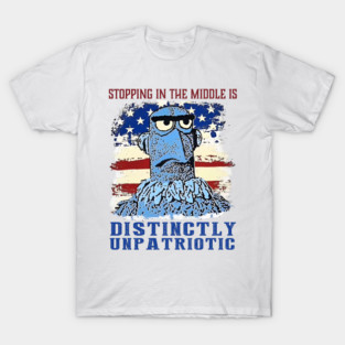 Uncle Sam The Eagle, muppets 4th of July T-Shirt