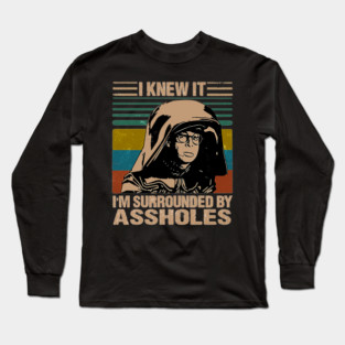 I Knew It Spaceballs Graphic, Retro Vintage Long Sleeve T-Shirt