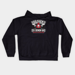 BIG TROUBLE IN LITTLE CHINA - EGG SHEN'S SIX DEMON BAG Kids Hoodie