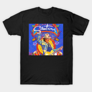 THe Vintage Carlos Santana Band logo T-Shirt