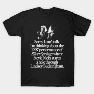 Stevie Nicks Tshirts 1997 Live Performance of Silver Springs M4467 T-Shirt