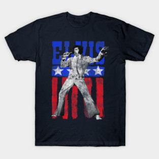 Elvis Presley American Flag T-Shirt