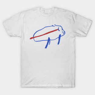 josh allen bills mafia drawing kids T-Shirt