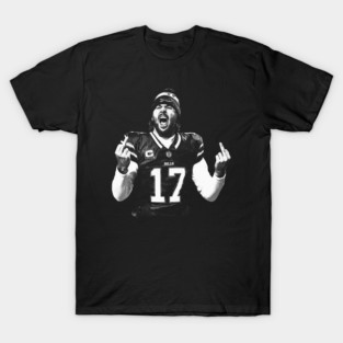 Midle finger josh allen 90s T-Shirt
