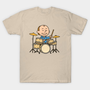 Phil Collins † Retro Drumming Design T-Shirt