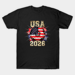 USA Soccer Go Team Stars World Cup 2026 T-Shirt