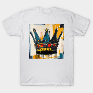Basquiat King Crown Art T-Shirt