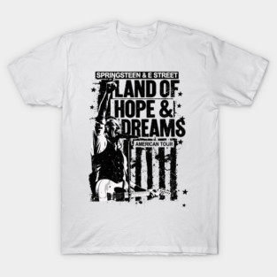 Land of Hope, Land of Hope and Dreams Tour, Bruce Springsteen & E Street Band T-Shirt