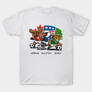 WORLD CUP FOOTBALL - FIFA 2026 Mascot Badge T-Shirt