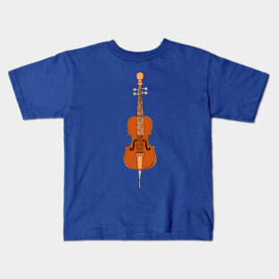 Brown Cello Kids T-Shirt