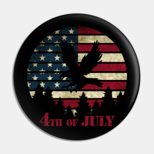4th of July - Independence Day Pin